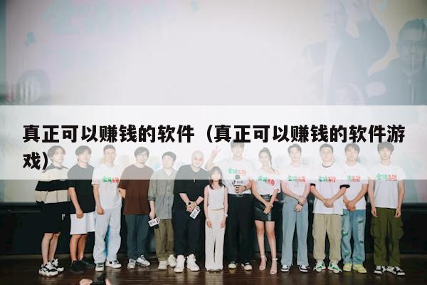 真正可以赚钱的软件（真正可以赚钱的软件游戏）